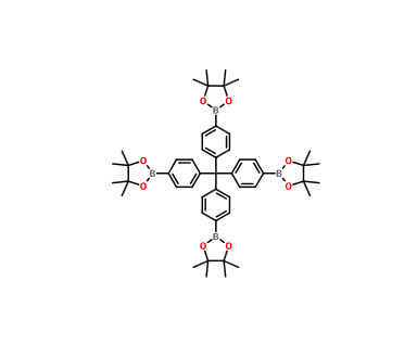 四(4-频哪酯基苯基)甲烷,Tetra (4-pinacyl phenyl) methane