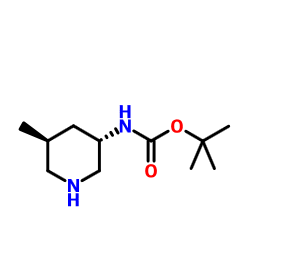 N-[(3S,5S)-5-甲基-3-哌啶基]-胺基甲酸乙酯-1,1-二甲基乙酯,Carbamic acid, N-[(3S,5S)-5-methyl-3-piperidinyl]-, 1,1-dimethylethyl ester