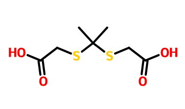 2,2'-[丙烷-2,2-二基双(硫代)]二乙酸,2,2'-[propane-2,2-diylbis(thio)]diacetic acid