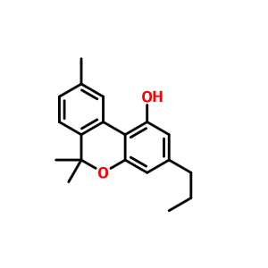 6,6,9-三甲基-3-丙基苯并[c]苯并吡喃-1-醇,Cannabivarin