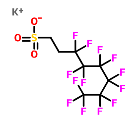 全氟己基乙基磺酸钾,potassium 3,3,4,4,5,5,6,6,7,7,8,8,8-tridecafluorooctanesulphonate