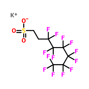 全氟己基乙基磺酸钾,potassium 3,3,4,4,5,5,6,6,7,7,8,8,8-tridecafluorooctanesulphonate