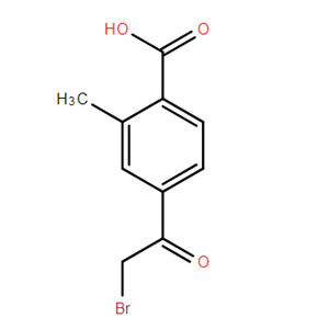 4-（2-溴）乙酰基-2-甲基苯甲酸,4 - (2-bromo) acetyl-2-methylbenzoic acid