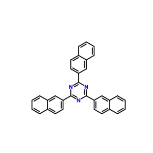 2,4,6-三(萘-2-基)-1,3,5-三嗪,2,4,6-Tri-naphthalen-2-yl-[1,3,5]triazine