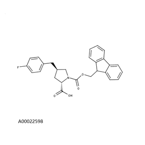 (2S,4R)-1-{[(9H-fluoren-9-yl)methoxy]carbonyl}-4-[(4-fluorophenyl)methyl]pyrrolidine-2-carboxylic acid