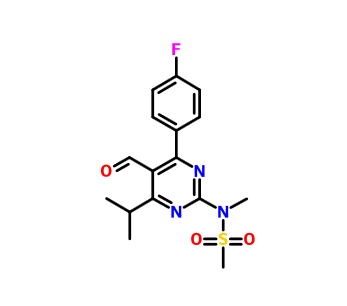 4-(4-氟苯基)-6-异丙基-2-[(N-甲基-N-甲磺酰)氨基]嘧啶-5-甲醛,4-(4-Fluorophenyl)-6-isopropyl-2-[(N-methyl-N-methylsulfonyl)amino]pyrimidinyl-5-yl-formyl