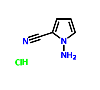 1-氨基-1H-吡咯-2-甲腈鹽酸鹽,1-aminopyrrole-2-carbonitrile hydrochloride