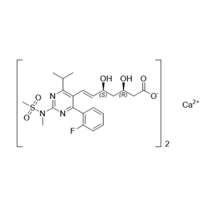 瑞舒伐他汀鈣雜質(zhì)52,monocalcium mono((3R,5S,E)-7-(4-(2-fluorophenyl)-6-isopropyl-2- (N-methylmethylsulfonamido)pyrimidin-5-yl)-3,5-dihydroxyhept-6- enoate)