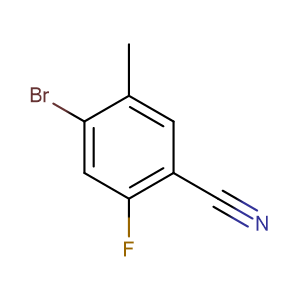 4-溴-2-氟-5-甲基苯甲腈,4-BROMO-2-FLUORO-5-METHYLBENZONITRILE