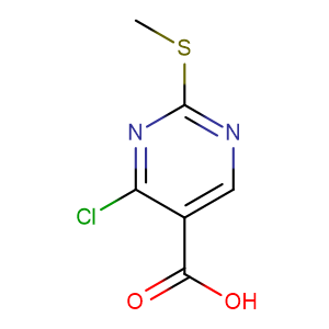 4-氯-2-甲硫基嘧啶-5-甲酸,4-chloro-2-(methylthio)pyrimidine-5-carboxylic acid