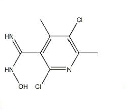 (Z)-2,5-二氯-N'-羟基-4,6-二甲基-3-吡啶甲脒,2,5-dichloro-N-hydroxy-4,6-dimethylpyridine-3-carboximidamide