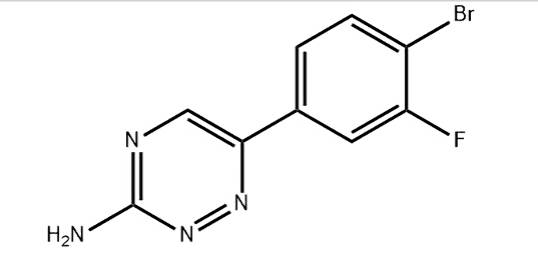 6-(4-溴-3-氟苯基)-1,2,4-三嗪-3-氨基,6-(4-bromo-3-fluorophenyl)-1,2,4-triazin-3-amine