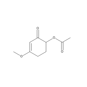 4-methoxy-2-oxocyclohex-3-en-1-yl acetate