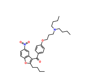 (2-丁基-5-硝基-3-苯并呋喃基)[4-[3-(二丁基氨基)丙氧基]苯基]甲酮,2-butyl-5-nitro-3-benzofuranyl)[4-[3-(dibutylaMino)propoxy]phenyl]-