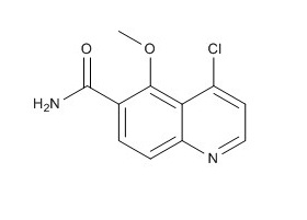 4-氯-5-甲氧基喹啉-6-甲酰胺,4-chloro-5-methoxyquinoline-6-carboxamide