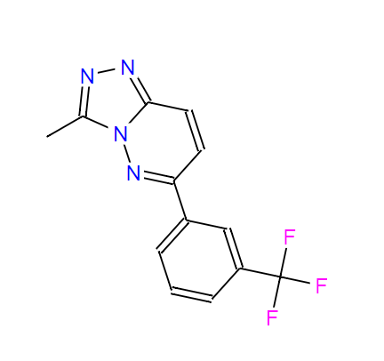 3-甲基-6-(3-[三氟甲基]苯基)-1,2,4-噻唑并-(4,3-b)吡嗪,CL 218872
