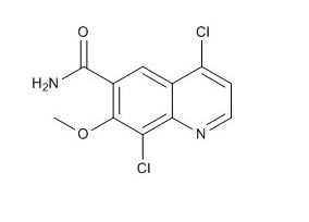 4,8-二氯-7-甲氧基喹啉-6-甲酰胺,4,8-dichloro-7-methoxyquinoline-6-carboxamide