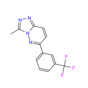 3-甲基-6-(3-[三氟甲基]苯基)-1,2,4-噻唑并-(4,3-b)吡嗪,CL 218872