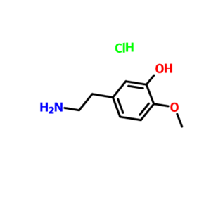 3-羟基-4-甲氧基苯乙胺盐酸盐,4-O-Methyldopamine hydrochloride