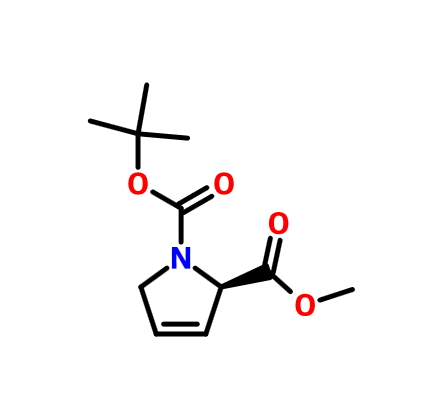 BOC-3,4-脱氢-D-脯氨酸甲酯,Boc-3,4-dehydro-D-proline Methyl ester