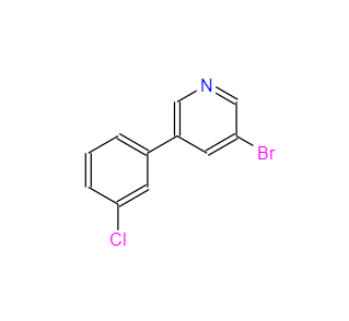 3-溴-5-(3-氯苯)吡啶,3-Bromo-5-(3-chlorophenyl)pyridine