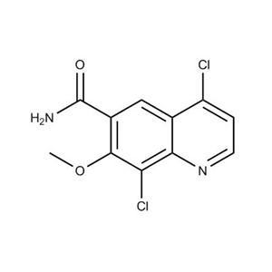 乐伐替尼杂质LFZZ-10,4,8-dichloro-7-methoxyquinoline-6-carboxamide (Lenvatinib Impurity LFZZ-10)