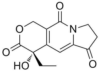 (S)-4-乙基-4-羟基-7,8-二氢-1H-吡喃O[3,4-F]吲哚嗪-3,6,10(4H)-酮,(S)-4-ethyl-4-hydroxy-7,8-dihydro-1h-pyrano[3,4-f]indolizine-3,6,10(4h)-trione