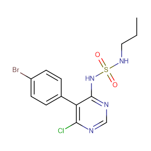 N-[5-(4-溴苯基)-6-氯-4-嘧啶基]-N'-丙基氨基磺酰胺,SulfaMide, N-[5-(4-broMophenyl)-6-chloro-4-pyriMidinyl]-N'-propyl-