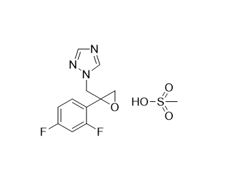 氟康唑杂质G,1-((2-(2,4-difluorophenyl)oxiran-2-yl)methyl)-1H-1,2,4-triazole methanesulfonate