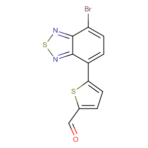 5-(7-溴苯并[C][1,2,5]噻二唑-4-基)噻吩-2-甲醛,5-(7-bromobenzo[c][1,2,5]thiadiazol-4-yl)thiophene-2-carbaldehyde