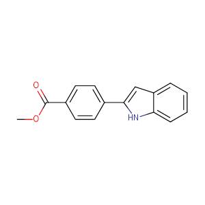 甲基4-(吲哚-2-基)苯甲酸,Methyl 4-(1h-indol-2-yl)benzoate