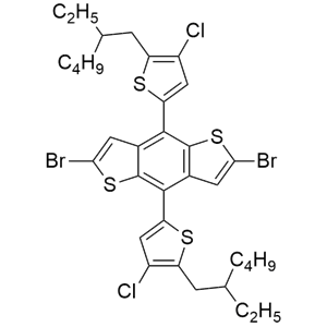 2,6-二溴-4,8-双(4-氯-5-(2-乙基己基)噻吩基)苯并[1,2-b:4,5-b']二噻吩