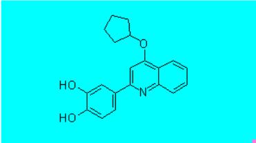 CMS121,4-(4-(cyclopentyloxy)quinolin-2-yl)benzene-1,2-diol