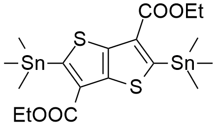 2,5-双(三甲基锡基)噻吩并[3,2-b]噻吩-3,6-二乙酯,Diethyl 2,5-bis(trimethylstannyl)thieno[3,2-b]thiophene-3,6-dicarboxylate