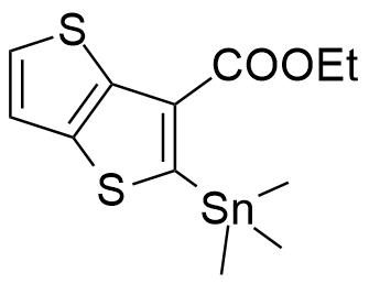 2-(三甲基锡基)噻吩并[3,2-b]噻吩-3-乙酯,Ethyl 2-(trimethylstannyl)thieno[3,2-b]thiophene-3-carboxylate