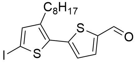 5'-碘代-3'-辛基-[2,2'-聯(lián)噻吩]-5-甲醛,5'-Iodo-3'-octyl-[2,2'-bithiophene]-5-carbaldehyde