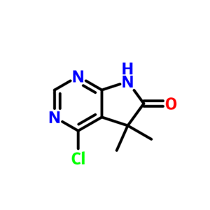 4-氯-5,5二甲基-5H,6H,7H吡咯[2,3-D]嘧啶-6-酮