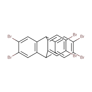 2,3,6,7,14,15-六溴三蝶烯,9,10[1',2']-Benzenoanthracene, 2,3,6,7,14,15-hexabromo-9,10-dihydro-