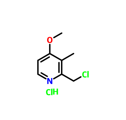 2-氯甲基-3-甲基-4-甲氧基吡啶鹽酸鹽,2-CHLOROMETHYL-4-METHOXY-3-METHYLPYRIDINE HYDROCHLORIDE