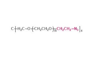 四臂聚乙二醇叠氮化物,4-arm PEG-N3,4-arm Poly(ethylene glycol) azide