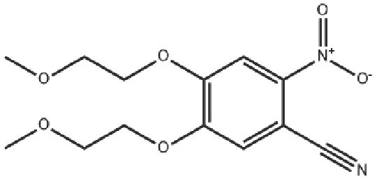 4,5-二(2-甲氧基乙氧基)-2-硝基苯腈,4,5-Bis(2-methoxyethoxy)-2-nitrobenzonitrile