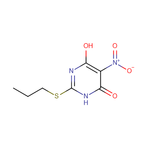 5-硝基-2-(丙基硫代)嘧啶-4,6-二醇