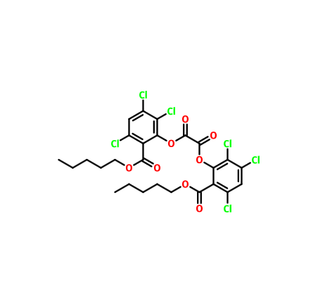 双(2-戊氧羰基-3,5,6-三氯苯基)草酸酯,Bis(2-carbopentyloxy-3,5,6-trichlorophenyl) oxalate