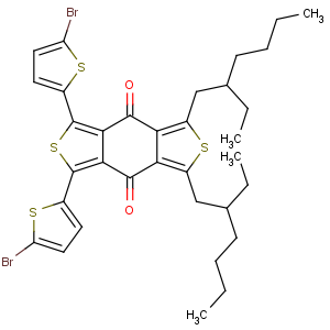 1,3-二(5-溴噻吩-2-基)-5,7-雙(2-乙基己基)苯并[1,2-C:4,5-C']二噻吩-4,8-二酮,1,3-Bis(5-bromothiophen-2-yl)-5,7-bis(2-ethylhexyl)benzo[1,2-c:4,5-c']dithiophene-4,8-dionee