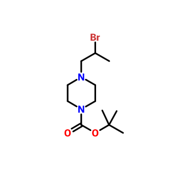 4-(3-溴丙基)哌嗪-1-羧酸叔丁酯,4-(2-BROMOPROPYL)-1-PIPERAZINECARBOXYLIC ACID, 1,1-DIMETHYLETHYL ESTER