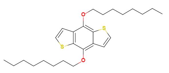 4,8-二辛氧基-苯并二噻吩,4,8-Dioctyloxybenzo[1,2-b:3,4-b]dithiophene