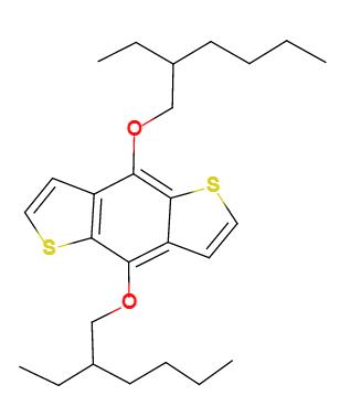 4,8-双[(2-乙基己基)氧基]苯并[1,2-B:4,5-B']二噻吩,4,8-Bis[(2-ethylhexyl)oxy]benzo[1,2-b:4,5-b']dithiophene