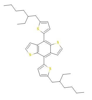 4,8-二(2-(2-乙基己基)噻吩-5-基)-苯并[1,2-b:4,5-b]二噻吩,4,8-Di(2-(2-ethylhexyl)thiophene-5-yl)-benzo[1,2-b;4,5-b']dithiophene