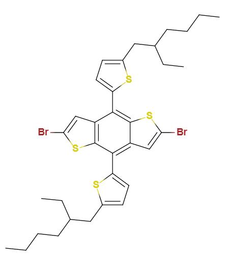 Benzo[1,2-b:4,5-b'']dithiophene, 2,6-dibroMo-4,8-bis[5-(2-ethylhexyl)-2-thienyl]-,Benzo[1,2-b:4,5-b'']dithiophene, 2,6-dibroMo-4,8-bis[5-(2-ethylhexyl)-2-thienyl]-