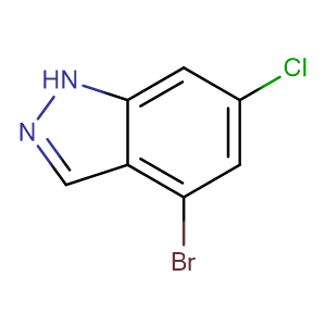 4-溴-6-氯-1H-吲唑,4-BROMO-6-CHLORO-1H-INDAZOLE